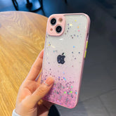 Gradient Glitter Clear Phone Case